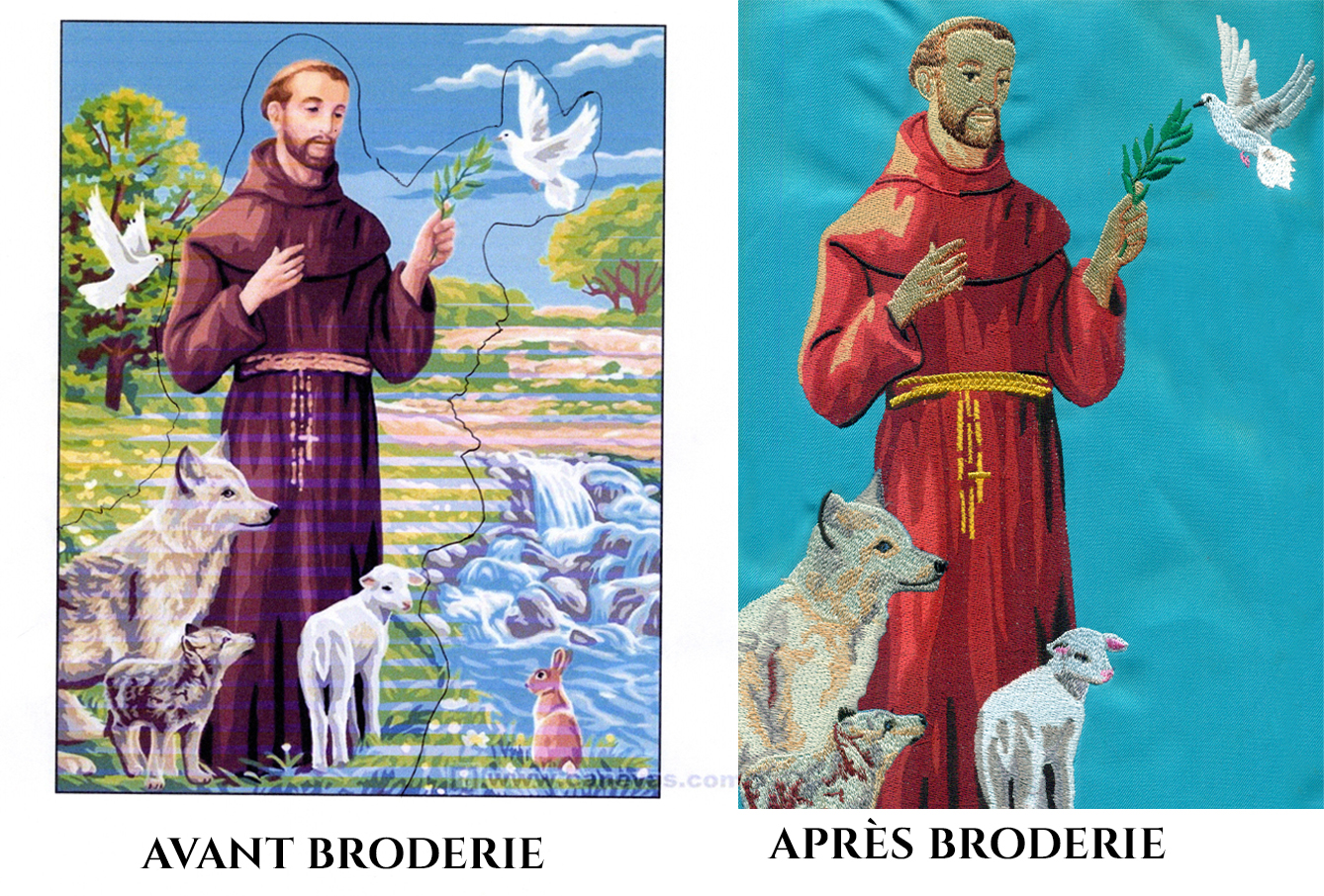 ST DANIEL | Erdem Créations Nos broderies solidaires Mirecourt 5